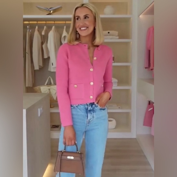 ZARA BUTTONED KNIT CARDIGAN - Picture 2 of 14